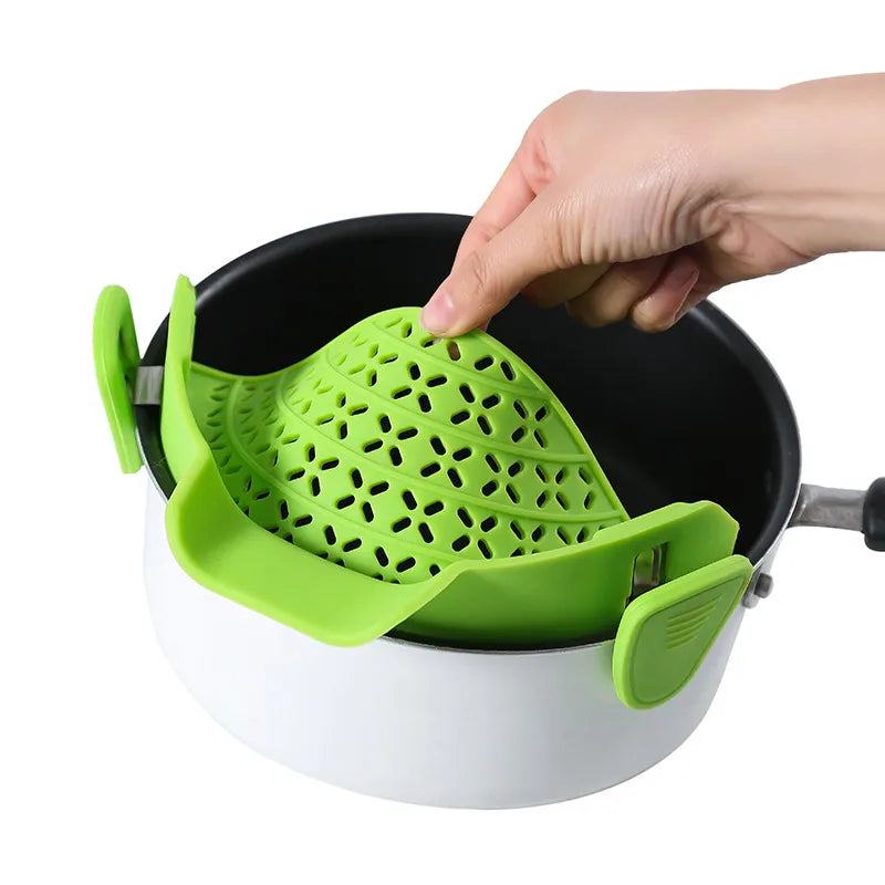 Passoire à clip en silicone